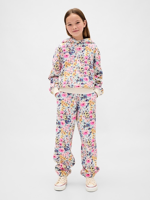 Image number 4 showing, Kids VintageSoft Relaxed Floral Hoodie