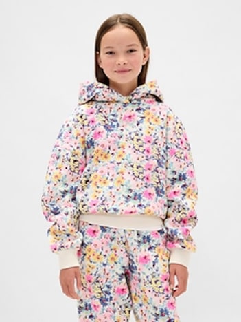 Kids VintageSoft Relaxed Floral Hoodie