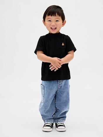 Baby & Toddler Knit Barrel Jeans