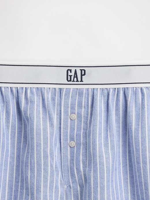 Image number 5 showing, Logo Flannel Boxer Shorts