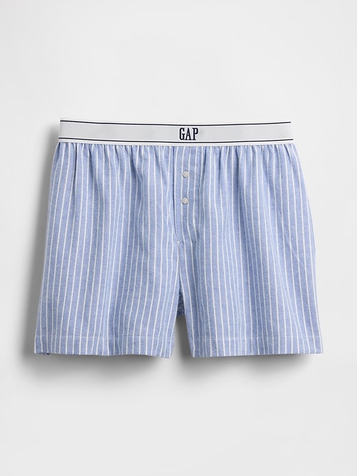 Image number 6 showing, Logo Flannel Boxer Shorts