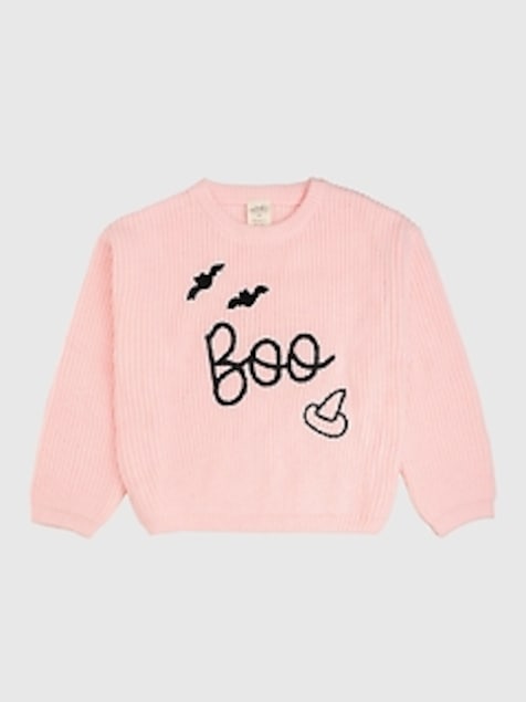 Sweet Wink Boo Bat Halloween Knit Sweater