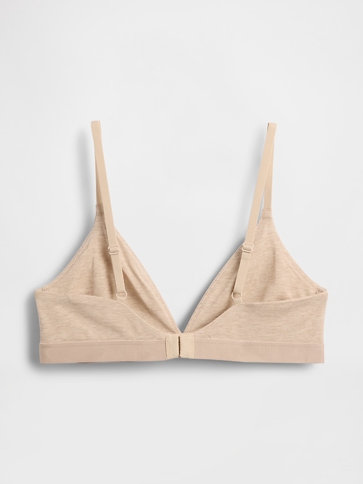 Image number 3 showing, Organic Stretch Cotton Triangle Bra
