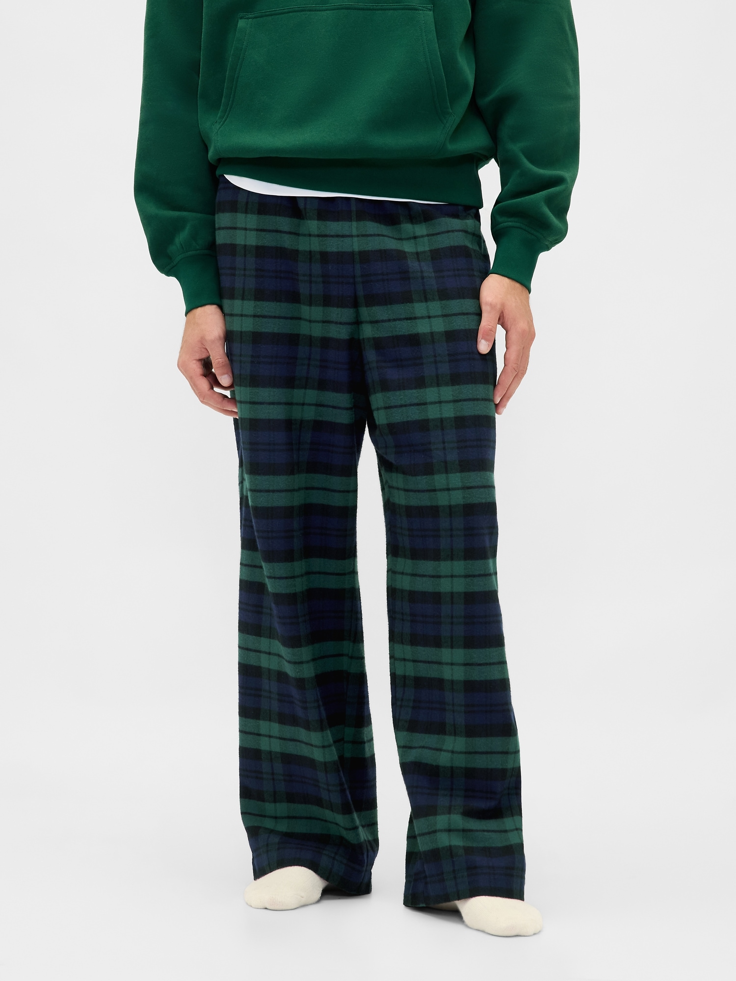 Adult Softest Flannel PJ Pants - Blackwatch Plaid