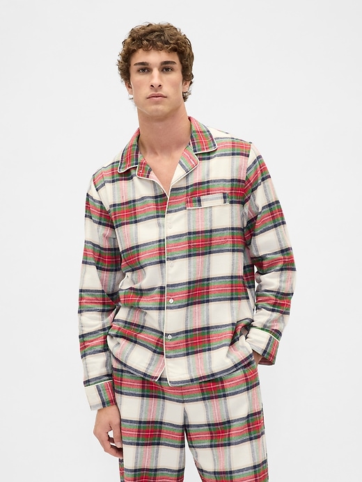 Image number 3 showing, Adult Softest Flannel PJ Shirt