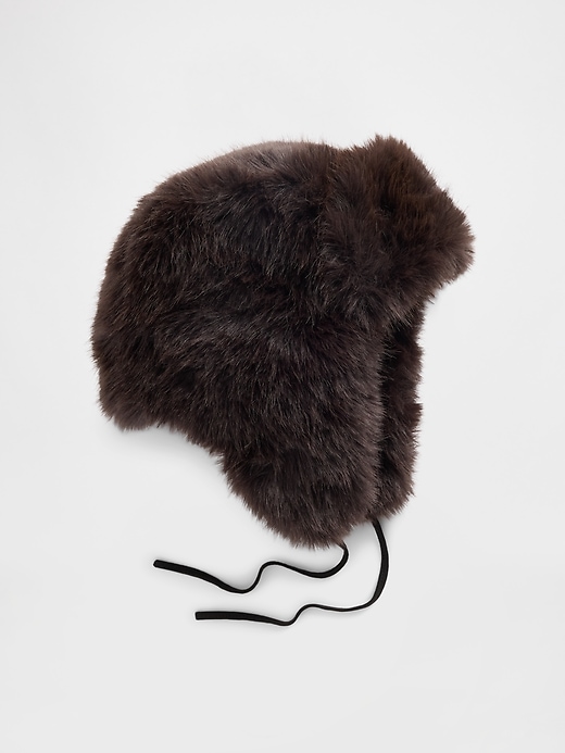 Image number 1 showing, Faux Fur Trapper Hat