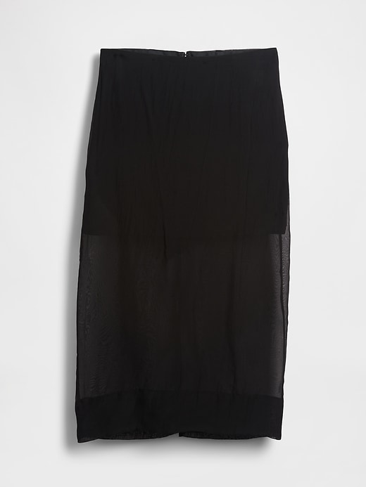 Image number 5 showing, Sheer Organza Maxi Skirt