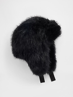 Kids Faux Fur Trapper Hat