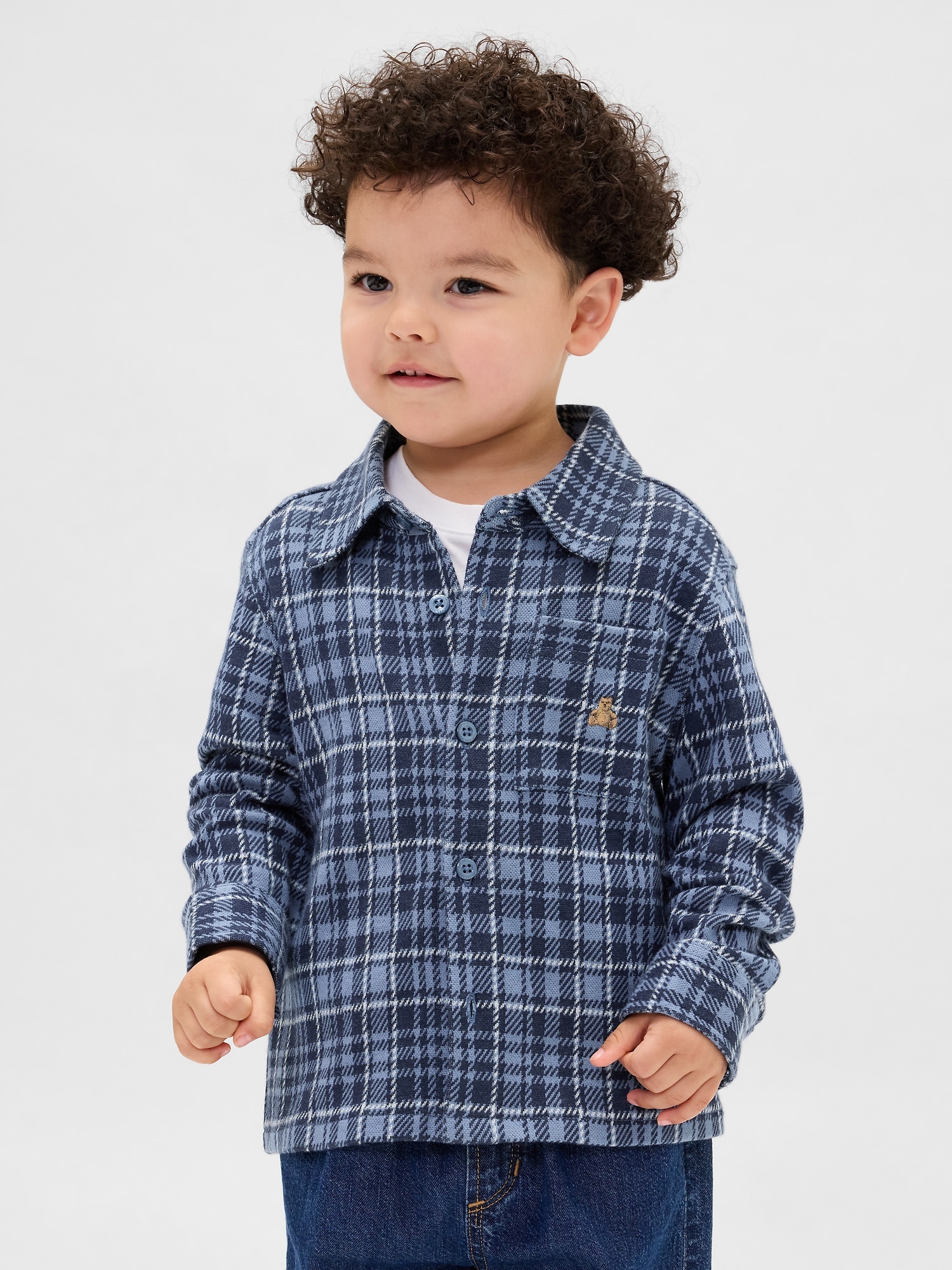 Baby & Toddler Plaid Button-Front Shirt
