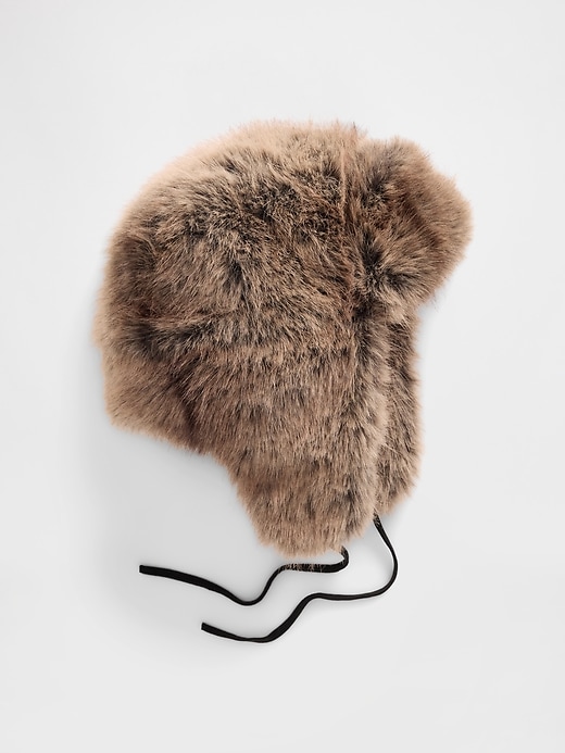 Image number 1 showing, Faux Fur Trapper Hat