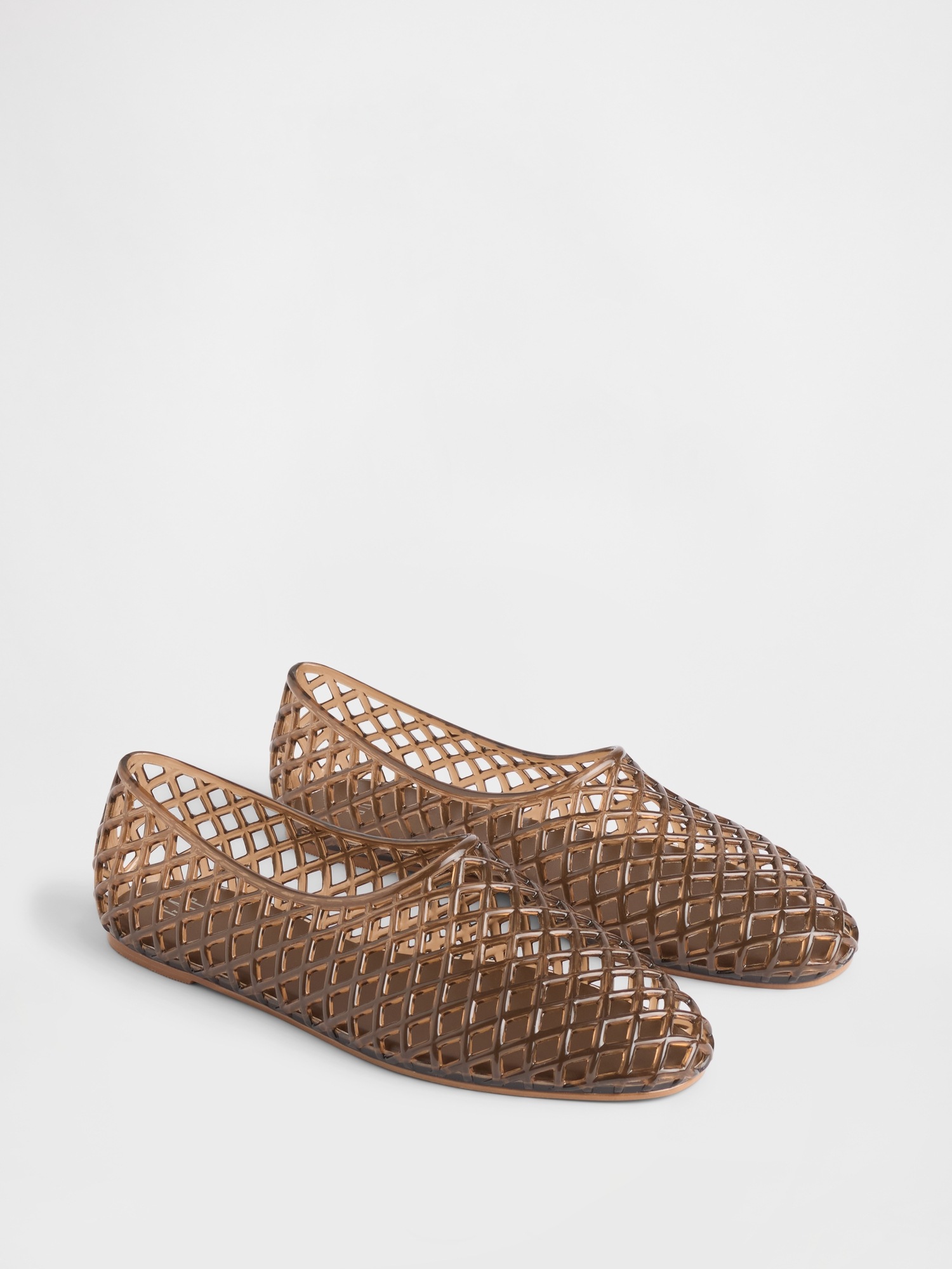 Женские балетки Gap Jelly Ballet Flats, цвет: Янтарный коричневый — фото 2