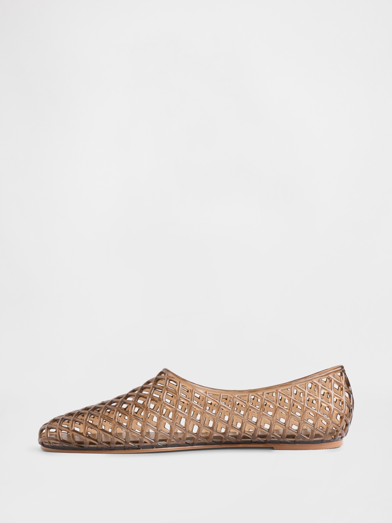 Женские балетки Gap Jelly Ballet Flats, цвет: Янтарный коричневый — фото 5