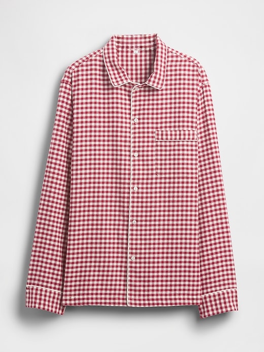 Image number 7 showing, Adult Softest Flannel PJ Shirt