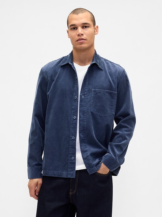 Image number 1 showing, Corduroy Shirt Jacket