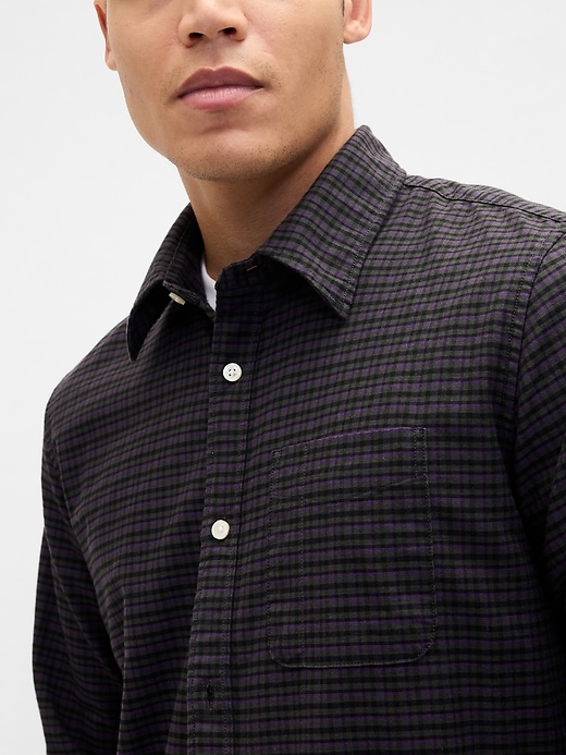 Image number 4 showing, Plaid Oxford Shirt