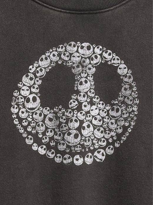 Image number 4 showing, Gap × Disney Tim Burton’s The Nightmare Before Christmas Heavyweight Skull Hoodie