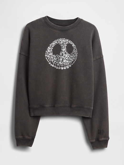 Image number 6 showing, Gap × Disney Tim Burton’s The Nightmare Before Christmas Heavyweight Skull Hoodie