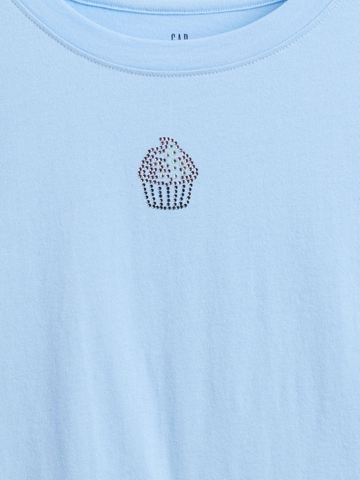 Image number 4 showing, Kids Graphic Peplum T-Shirt