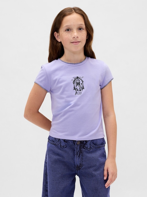 Gap × Disney Tim Burton’s The Nightmare Before Christmas Kids Shrunken Graphic T-Shirt