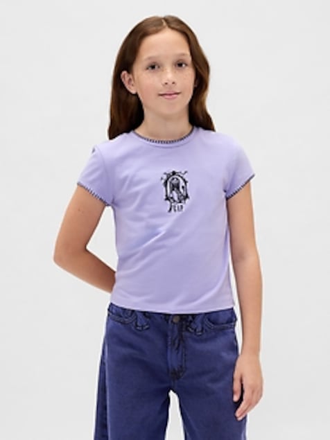 Gap × Disney Tim Burton’s The Nightmare Before Christmas Kids Shrunken Graphic T-Shirt