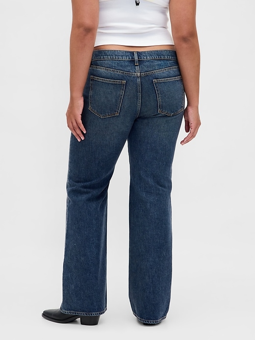 Image number 6 showing, Mid Rise Relaxed Flare Jeans