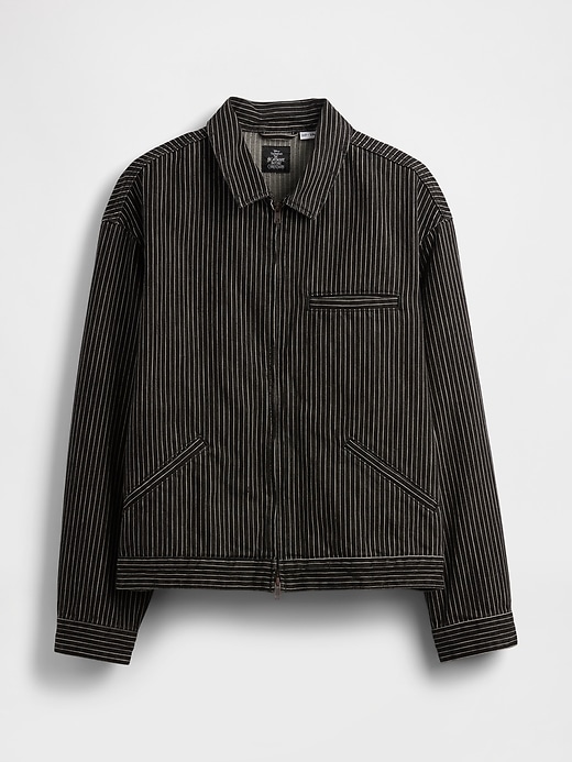 Image number 5 showing, Gap × Disney Tim Burton’s The Nightmare Before Christmas Stripe Denim Jacket