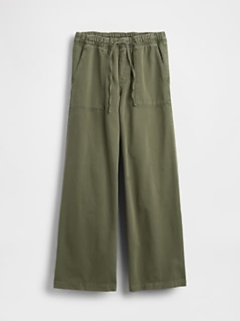 Mid Rise Easy Baggy Pants