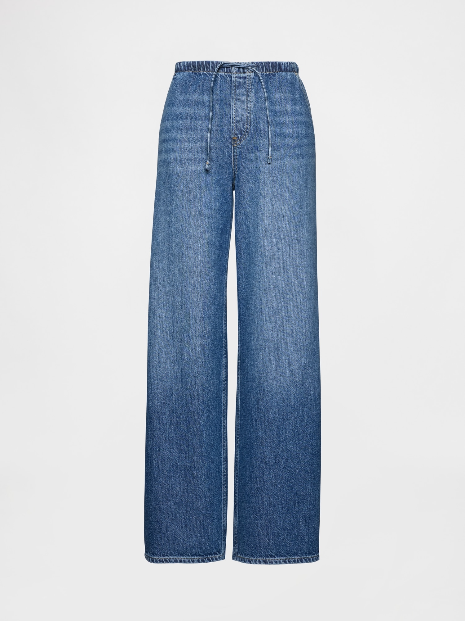 Gap Low Rise Ultrasoft '90s Loose Jeans In Blue