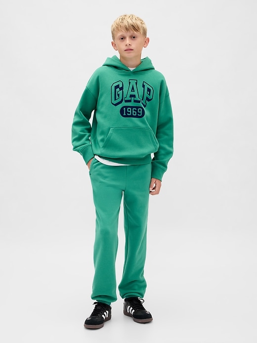 Image number 3 showing, Kids VintageSoft Logo Hoodie