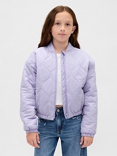 Kids Recycled Lightweight Quilted Puffer Jacket