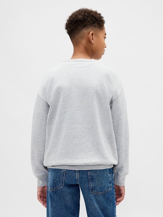 Image number 3 showing, Kids VintageSoft Marvel Graphic Logo Sweatshirt