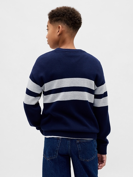 Image number 3 showing, Kids Relaxed Crewneck Sweater