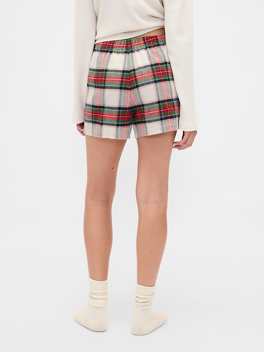 Image number 4 showing, Logo Flannel Boxer Shorts