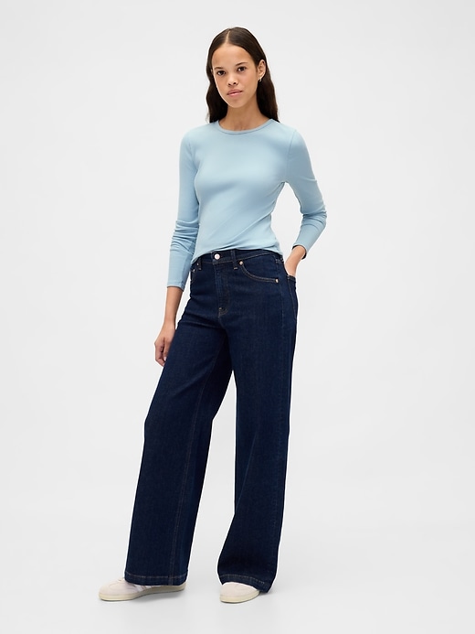 Image number 2 showing, Modern Rib Crop T-Shirt