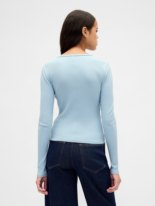 Image number 3 showing, Modern Rib Crop T-Shirt