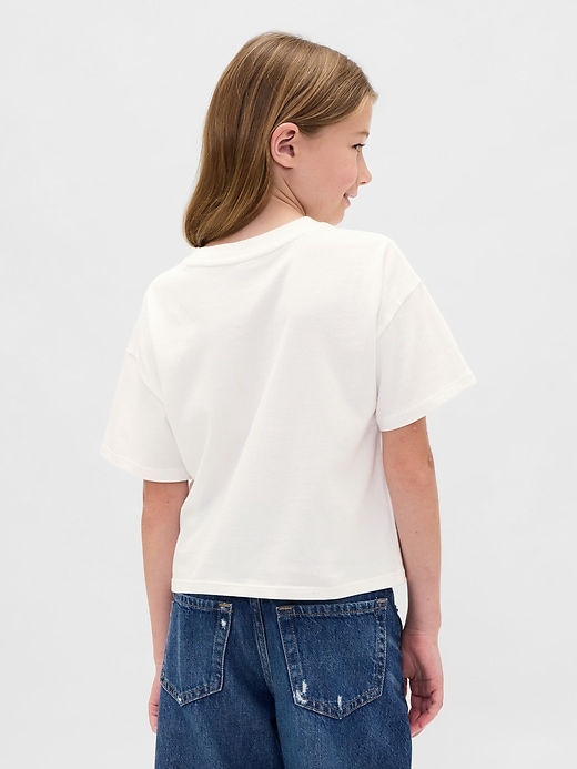 Image number 3 showing, Kids Oversized Flippy Sequin Graphic T-Shirt