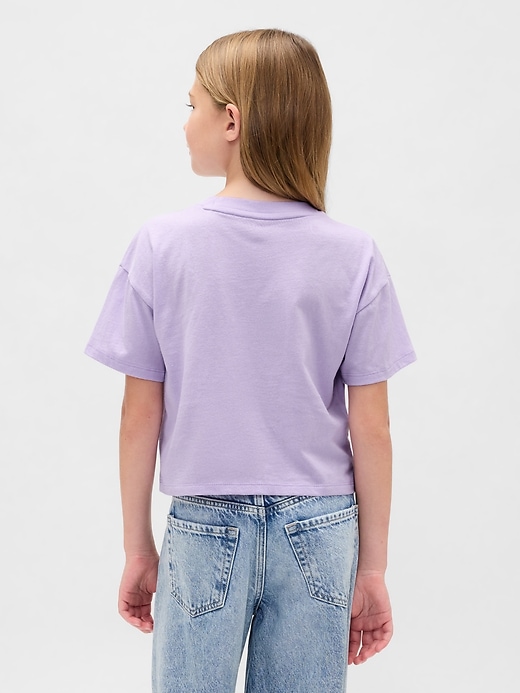Image number 3 showing, Kids Oversized Flippy Sequin Graphic T-Shirt