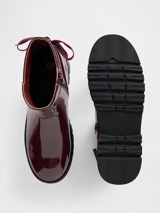 Image number 3 showing, Kids Bow Ankle Boots