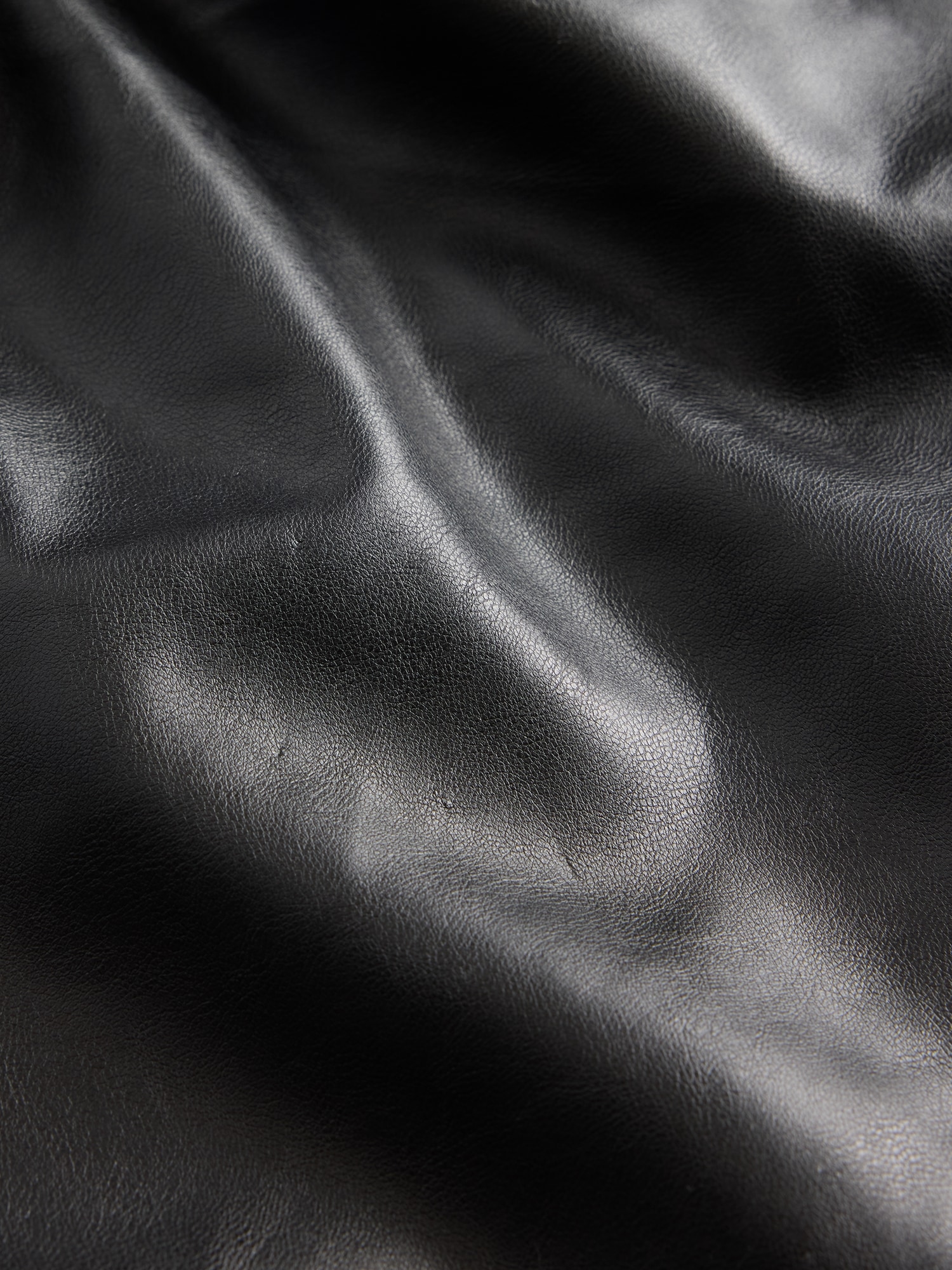 Low Rise Recycled Vegan Leather Long & Lean Pants