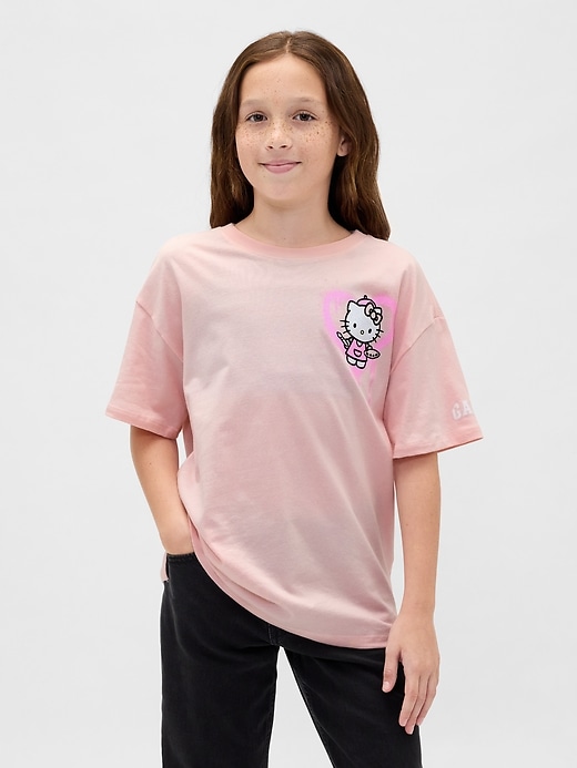 Image number 1 showing, Kids Oversized Graphic T-Shirt