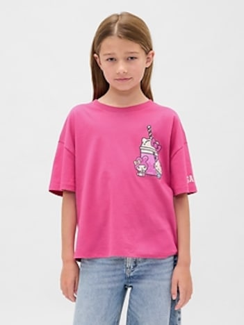 Kids Oversized Graphic T-Shirt