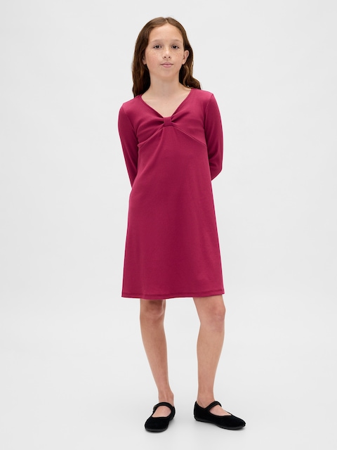 Kids Rib Bow Dress