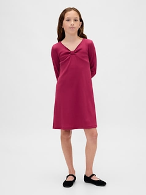 Kids Rib Bow Dress