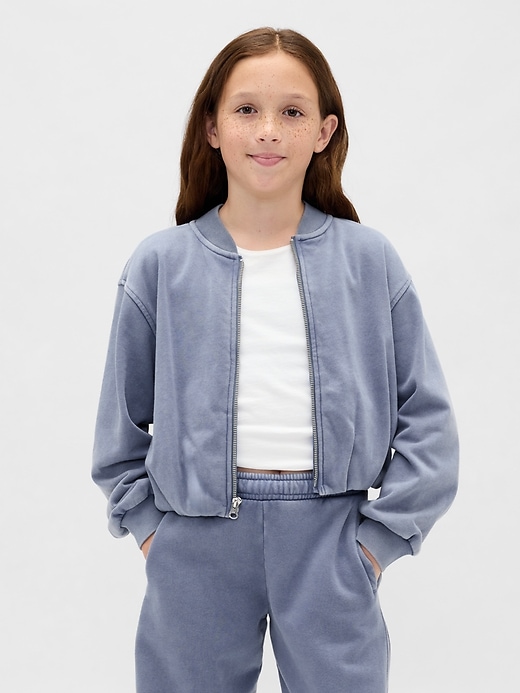 Image number 1 showing, Kids VintageSoft Bubble Bomber Jacket