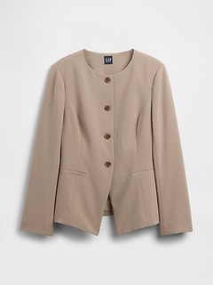 Collarless Blazer