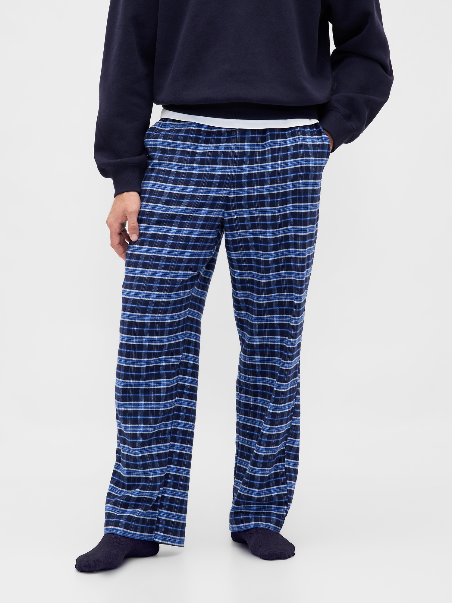 Softest Flannel PJ Pants - Blue Plaid