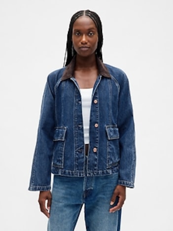 UltraSoft Denim Swing Chore Jacket