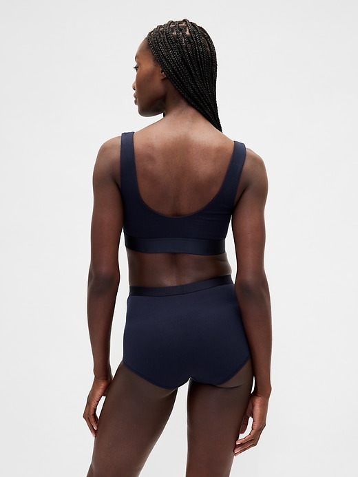 Image number 2 showing, Organic Stretch Cotton Gap Logo Bralette