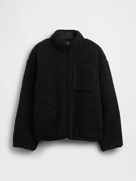 Image number 4 showing, GapFit Reversible Sherpa Jacket