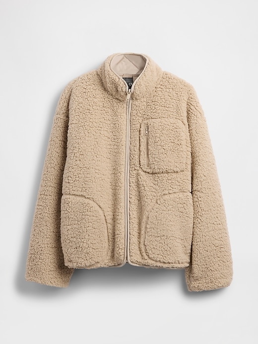 Image number 4 showing, GapFit Reversible Sherpa Jacket